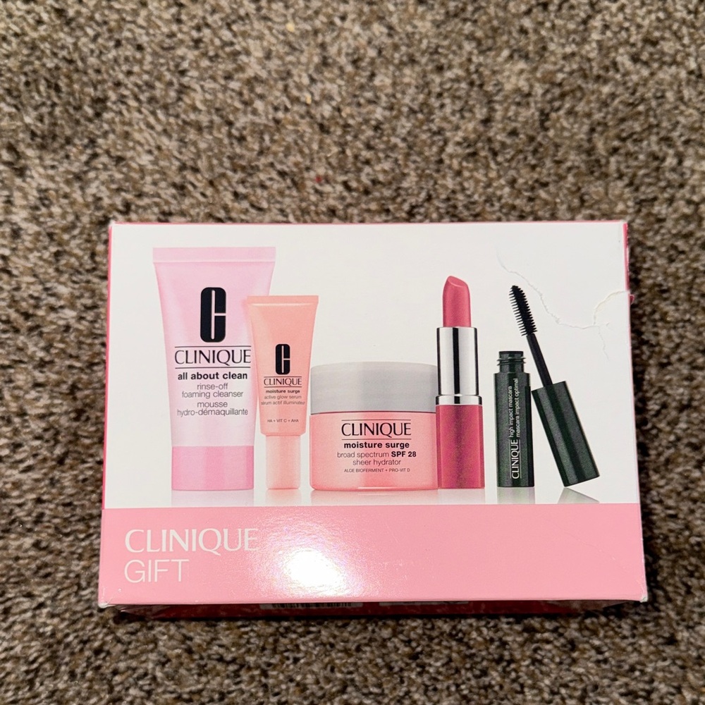 Clinique Gift. Box of 5 Clinique favorites. New in box.